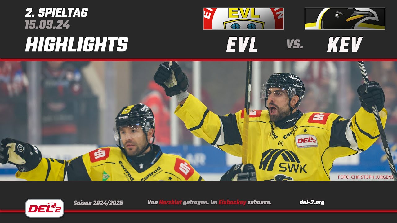Game Highlights Spieltag 2: EV Landshut vs. Krefeld Pinguine