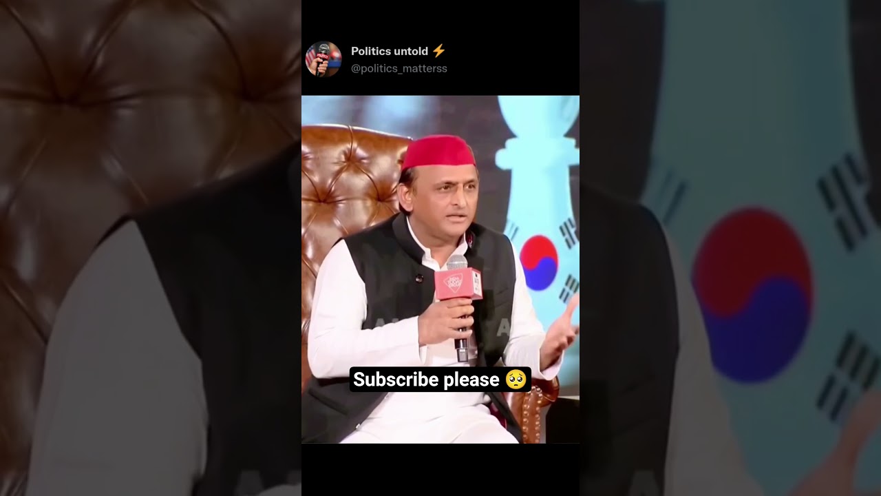 akhilesh yadav on aajtak interview #politics #shorts #samajwadiparty #akhileshyadav #aajtak