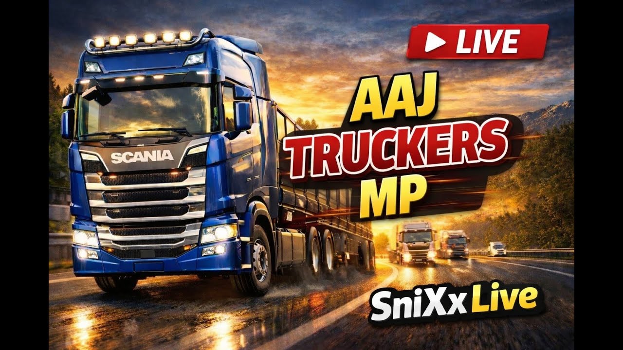 🔴Chalo Aaj Truckers MP khelte hai 🔥 II Truckers MP Live II ETS2 LIVE II
