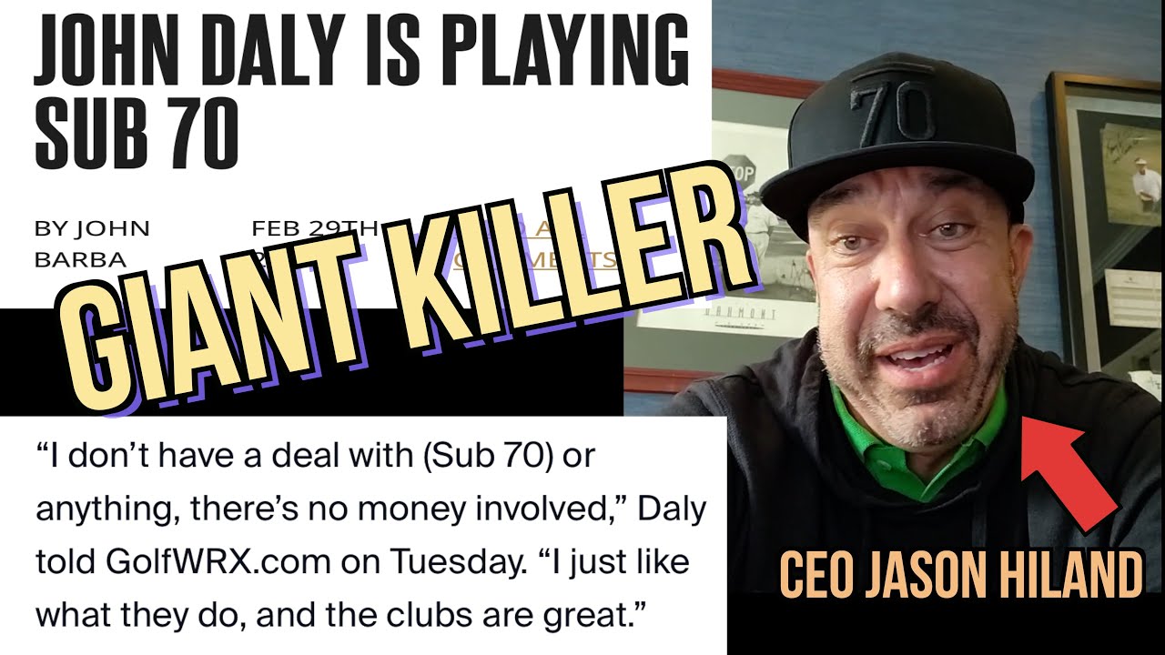 Sub 70 Golf Clubs are MyGolfSpy&rsquo;s number one DTC clubs.  John Daly agrees.