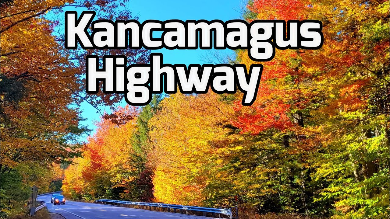 Peak Fall Foliage along America's Most Scenic Byway -  Kancamagus Highway