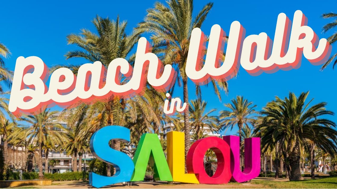 Beach Walk in Salou, Spain 🇪🇸 (HD) - Feb 2023 #salou #spain