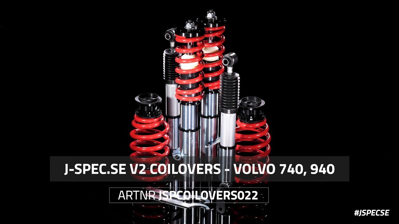 JSPCOILOVERS022 - J-Spec.se V2 Coilovers - Volvo 740, 940