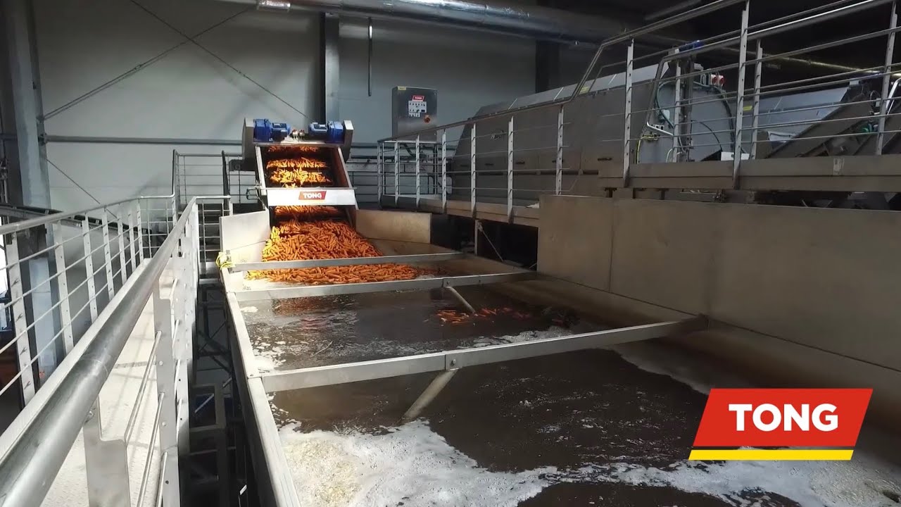 Carrot Pre-Soak Tank | Powerful pre-soak prior to washing | Tong Engineering 