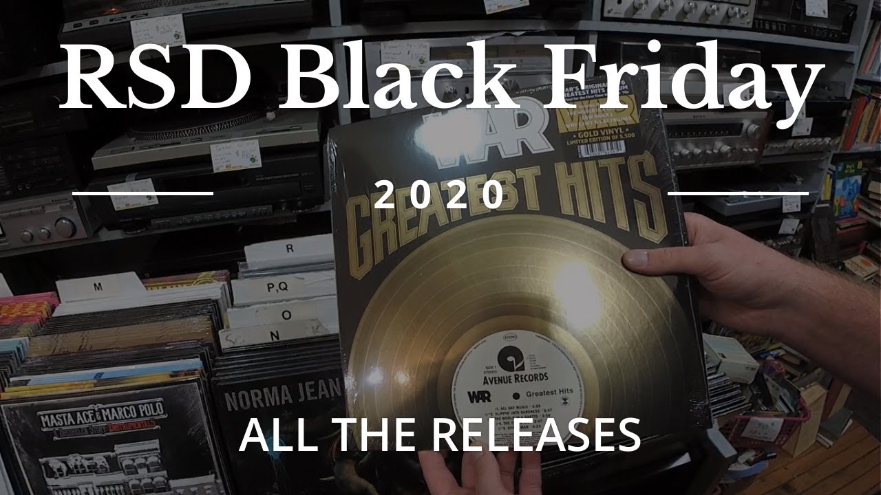 All the Releases for RSD Black Friday 2020. A complete overview of everything coming out. Every LP