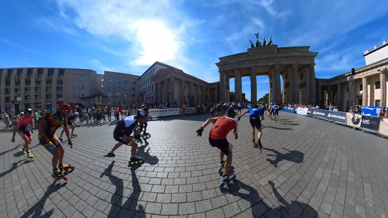 Berlin Marathon Inlineskating 2025 Full Race - Block C - 1:22h