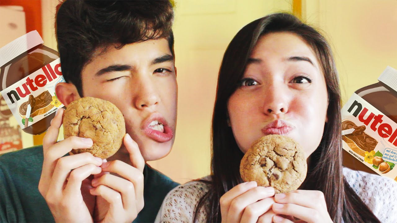 NUTELLA CHOCOLATE COOKIES FT. MY SISTER