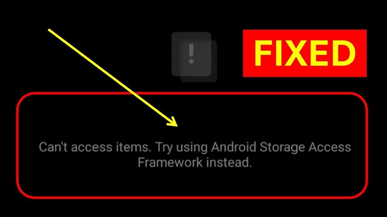 Не удаётся получить доступ к элементам. Попробуйте использовать Android Storage Access Framework.