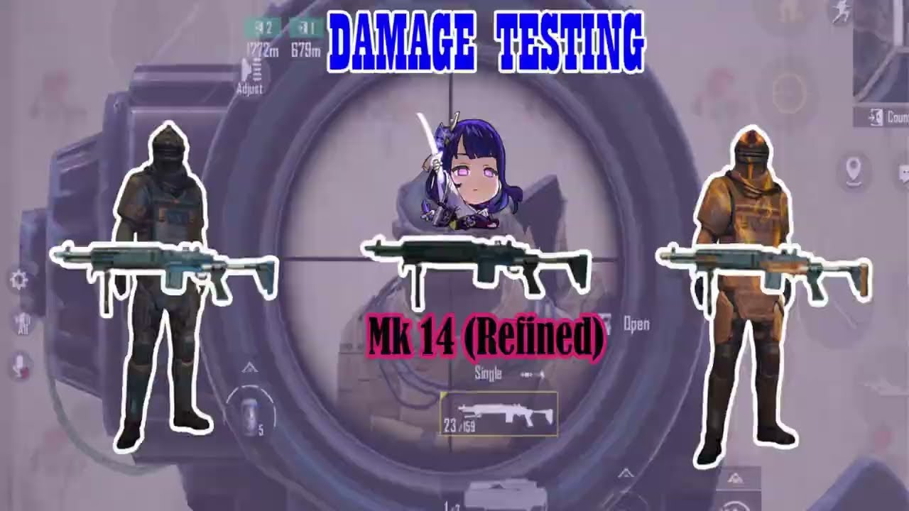 One Eyed Cobra vs Steel Front vs Refined Gun Damage Testing - Metro Royale (PUBG | BGMI)