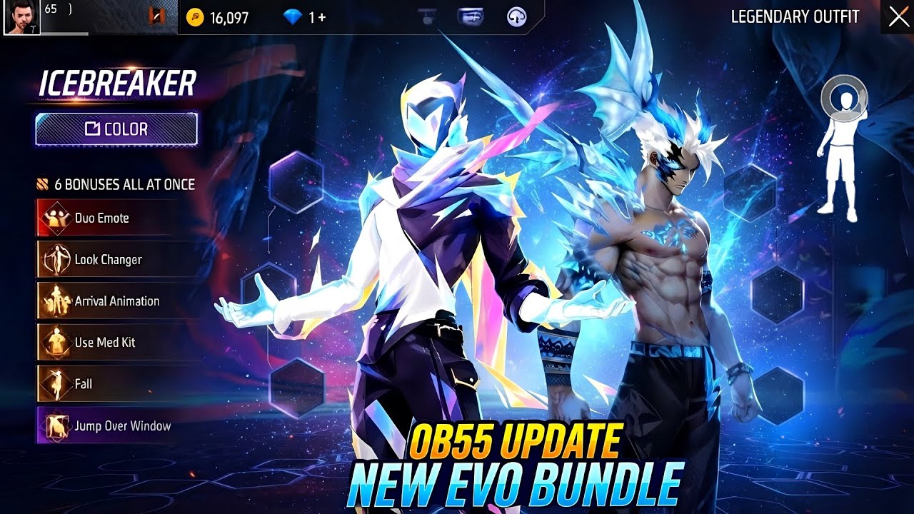 OB55 New Evo Legendary Bundle💥Golden Shade Bundle Return🥳| Free Fire New Event | FF New Event