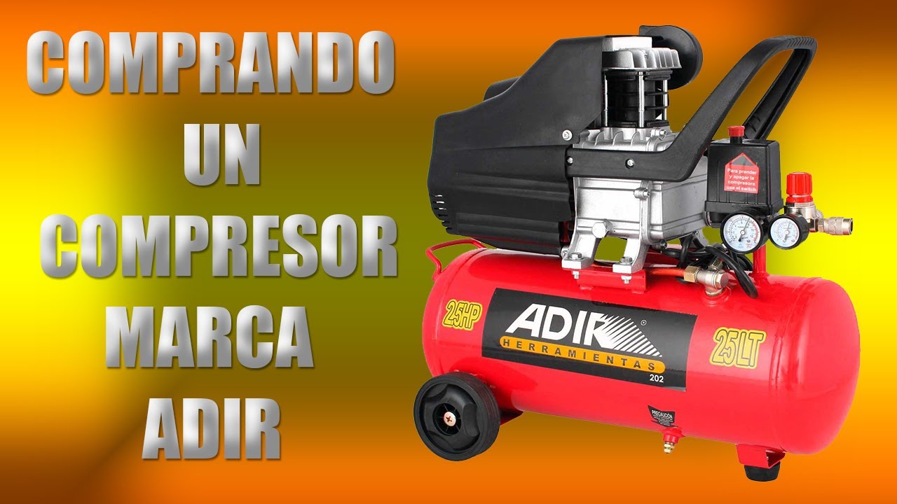 ✔️ COMPRESOR DE 25 LTS MARCA ADIR // QUE TAL FUNCIONA??