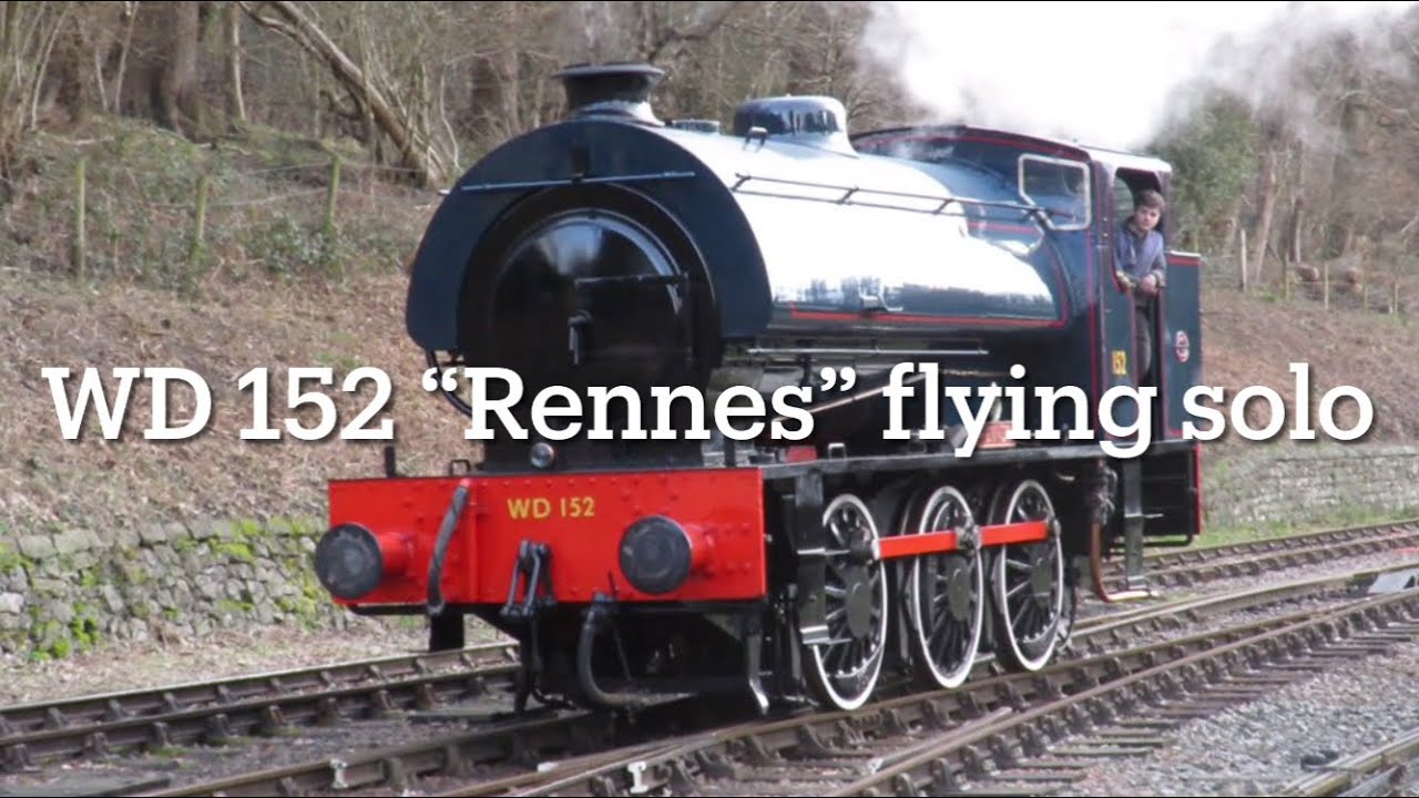 WD 152 “Rennes” flying solo on the Dean Forest Railway for the first time in 5 years 14/03/2026