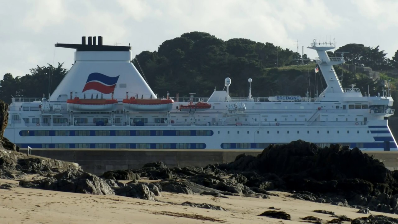 MV Bretagne Brittany Ferries' Cruise Ferry 35400 Saint-Malo, Ille-et-Vilaine, Brittany, France
