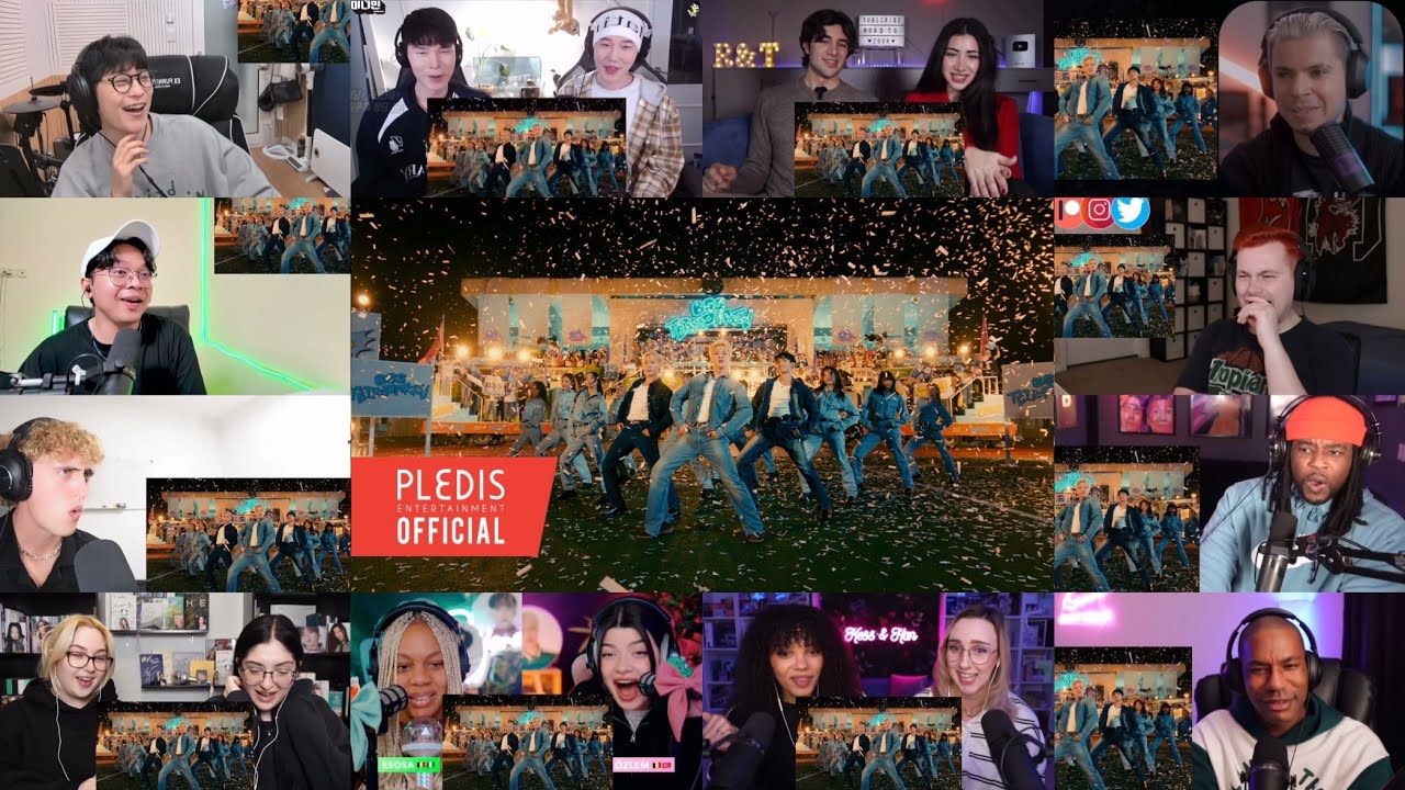 부석순 (SEVENTEEN) '청바지' MV Reaction Mashup