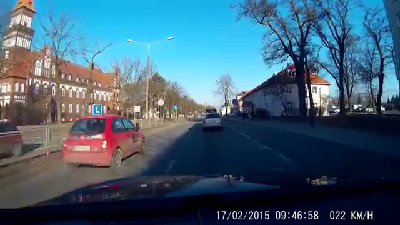 WORD Inowrocław, trasa egzaminu na prawo jazdy