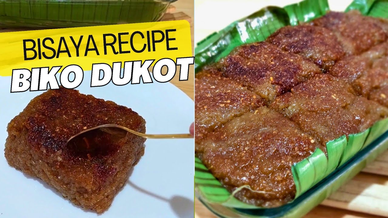 Delicious Biko Dukot Bisaya Recipe | Sweet Glutinous Rice Cake