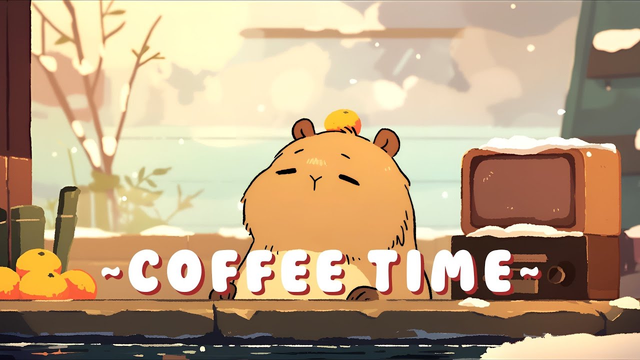 [Full Hour] Capybara Chill Station | Cozy Japanese Lofi Mix 🦫 🍵 ✨