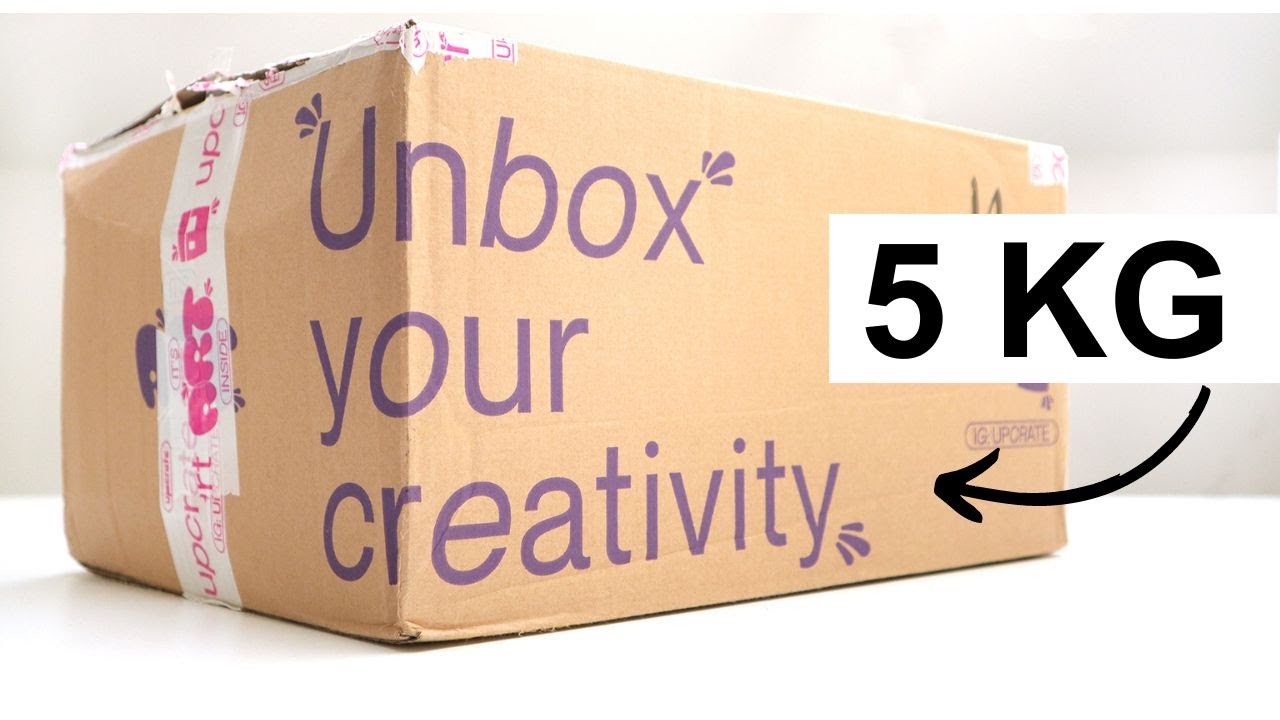 Upcrate sent me 5 KILOGRAM of Art Supplies!! 😱
