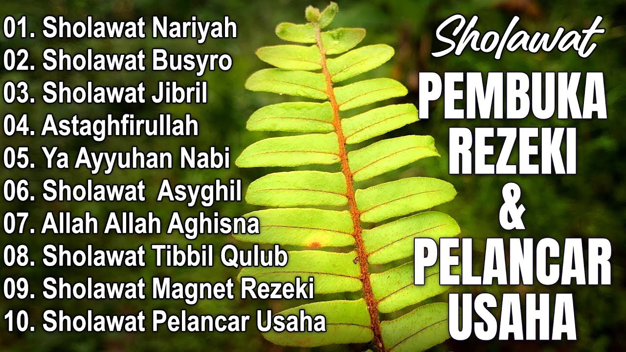 SHOLAWAT PEMBUKA REZEKI DAN PELANCAR USAHA | Sholawat Jibril Penarik Rezeki | SHOLAWAT TERBARU 2025