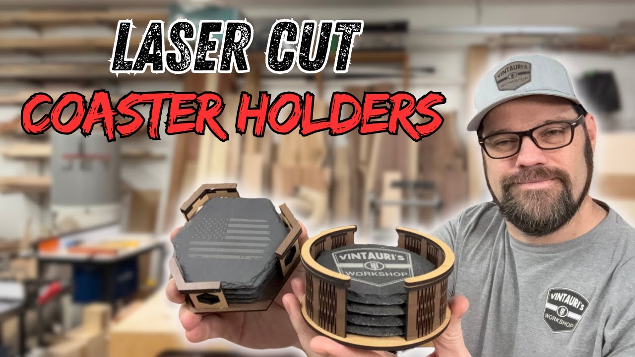 Holders for all your coasters -- Square, Round and Hexagon!