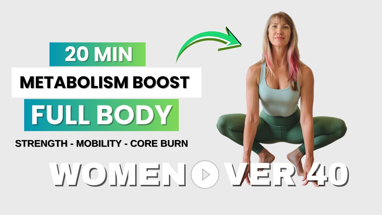Full Body Workout Women Over 40 | Boost Metabolism No Equipment