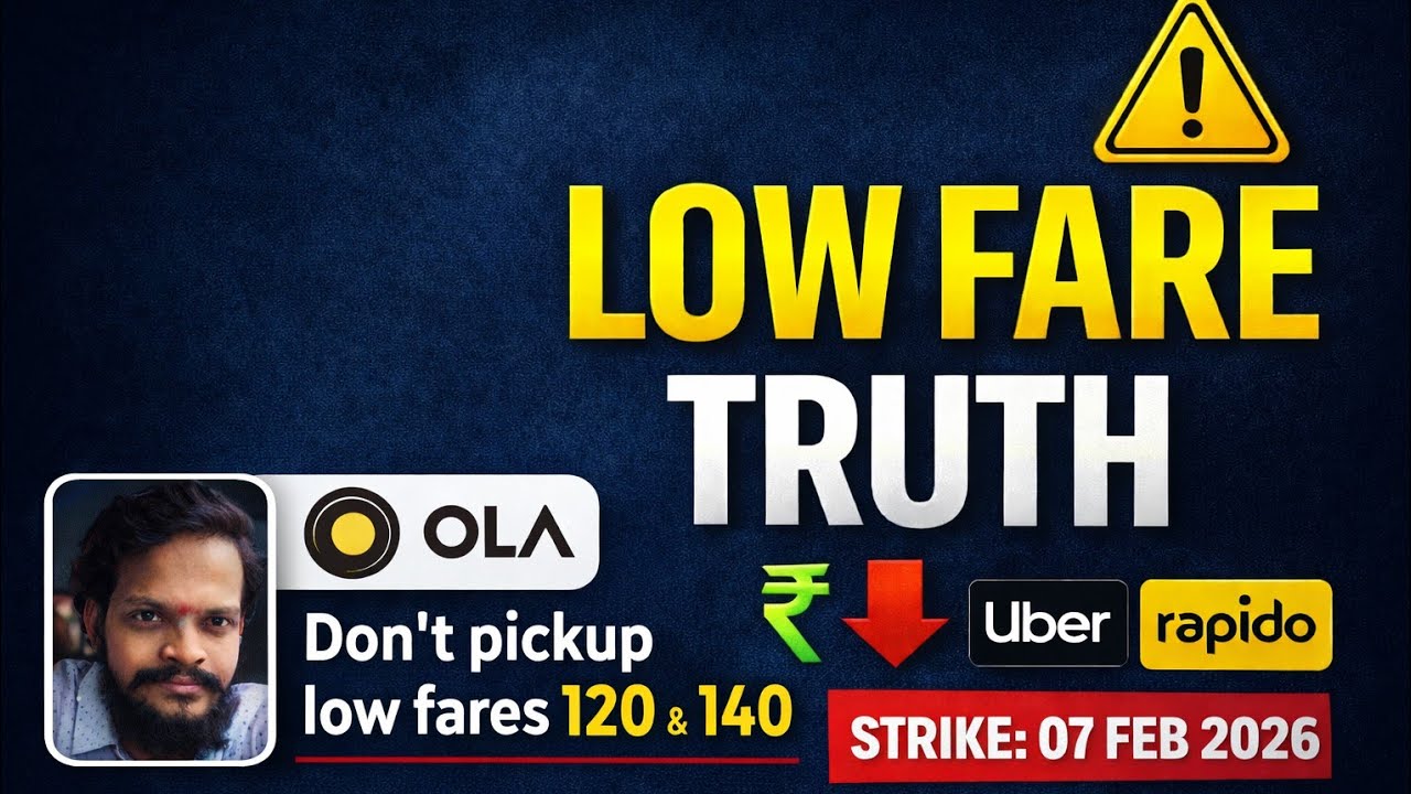 07-FEB-2026 Strike update #olacabs #uber #rapidocaptain #oladriver #uberdriver #rapidocaptain 
