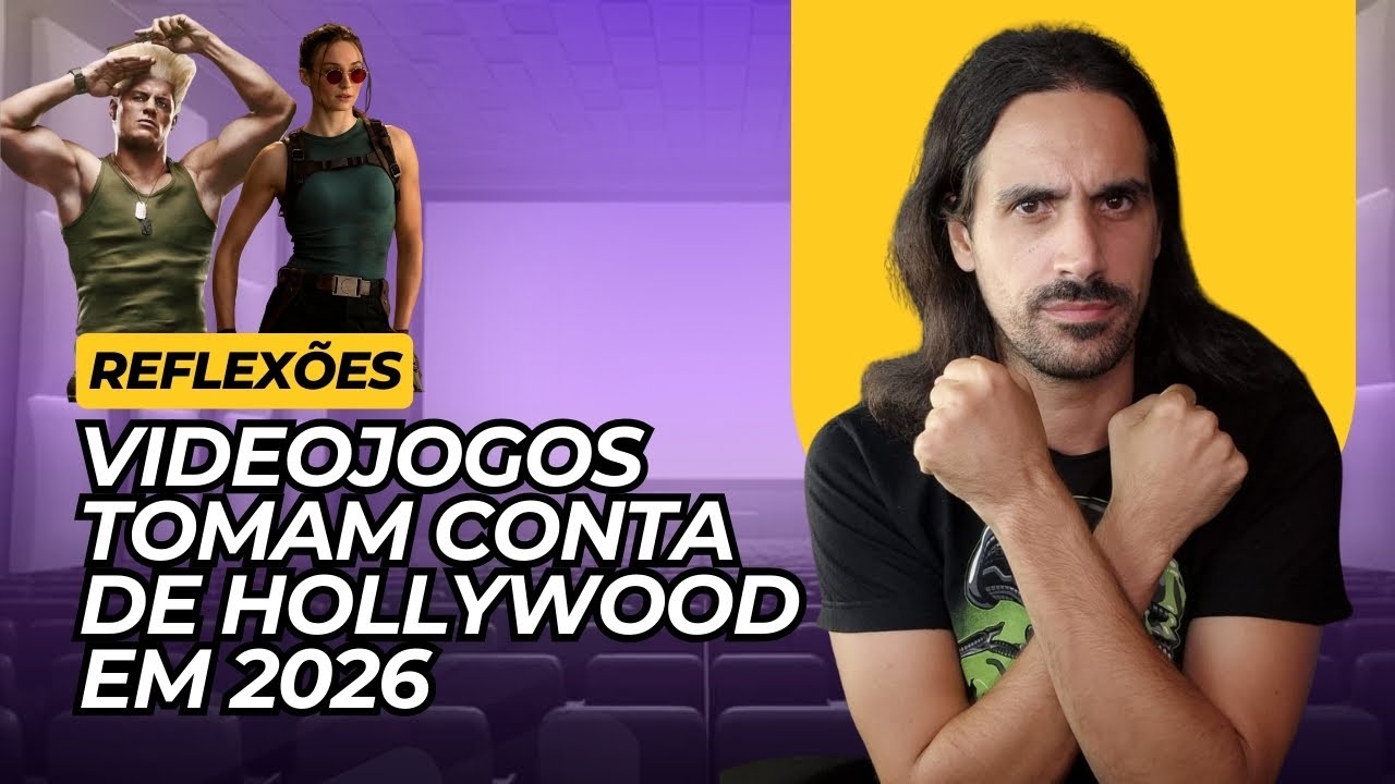 2026 É O ANO DOS JOGOS NO CINEMA E SÉRIES! O JOGO MUDOU!