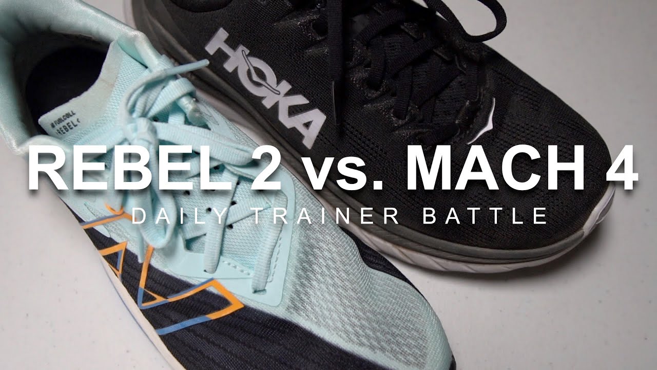 Hoka Mach 4 vs. New Balance Rebel 2 - Daily Trainer Battle