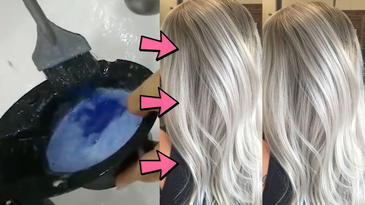Misture isso na água !  de forma rápida e fácil Tirando o amarelo - Platinado -Segredo de Salão