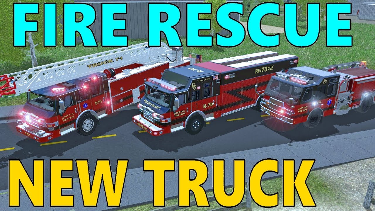 Farming Simulator 17 | Fire Rescue | Mower Fire | Excavator Fire | New Rescue Truck