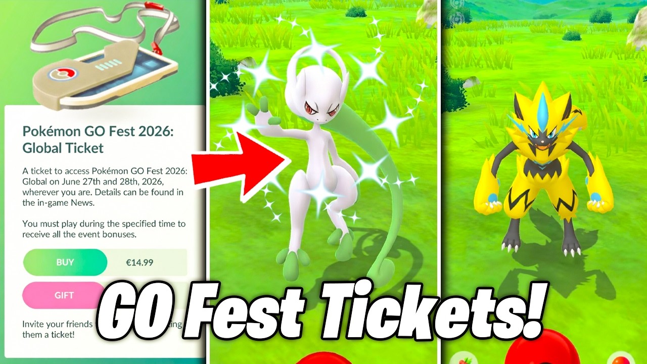 КАК КУПИТЬ БИЛЕТЫ НА POKEMON GO FEST 2026! Зераора и Мьюту ПОДТВЕРЖДЕНЫ / ЦЕНЫ НА GO Fest