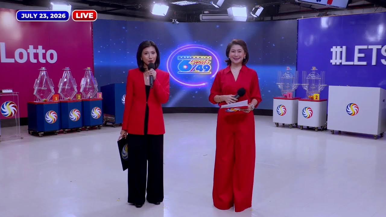 [LIVE] PCSO 9:00 PM Lotto Draw - July 23, 2026