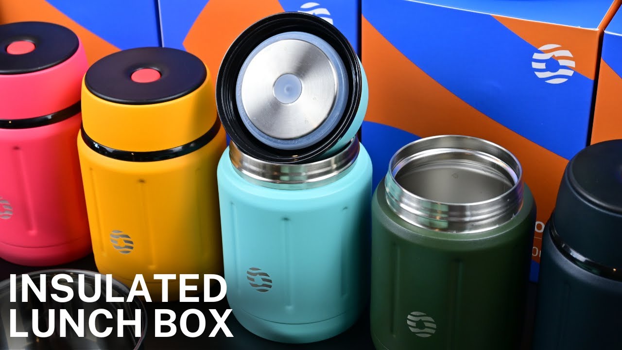 BEST INSULATED LUNCHBOX - FJBOTTLE 750mL and 1600mL Double Layer Vacuum | #review #ejbits