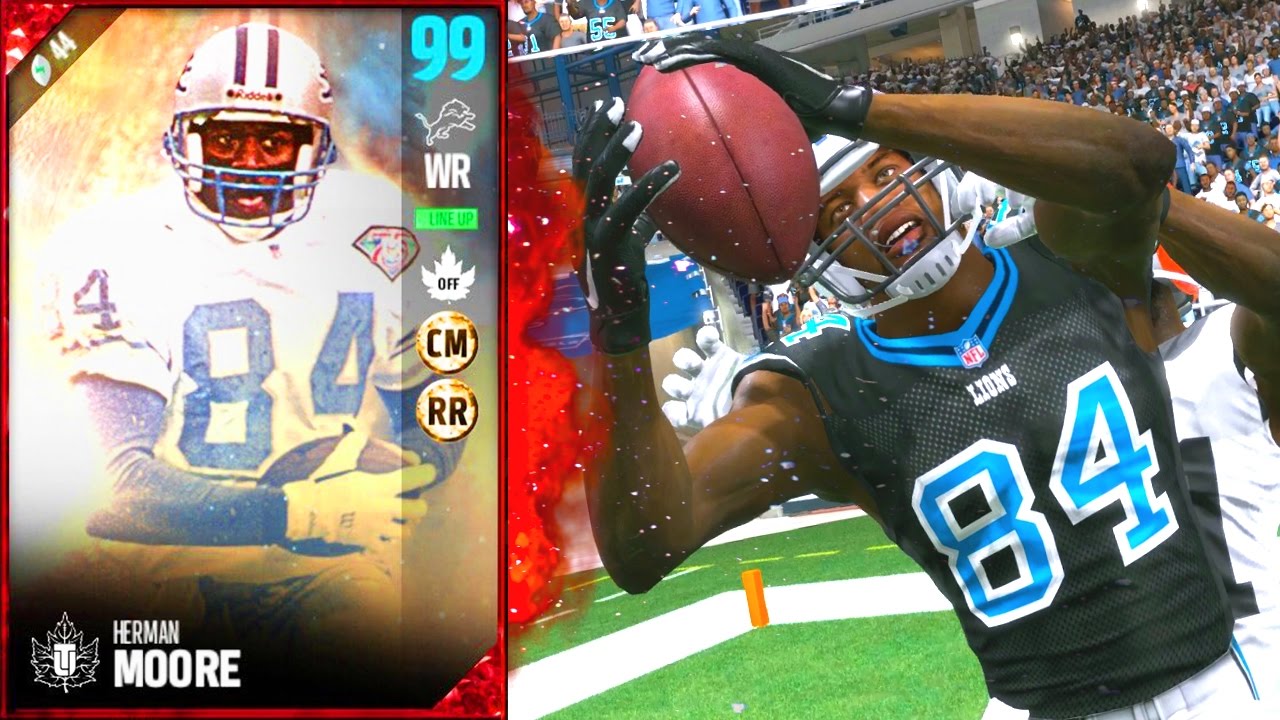 99 OVERALL HERMAN MOORE! CRAZIEST MADDEN PLAY EVER! - Madden 17 Ultimate Team
