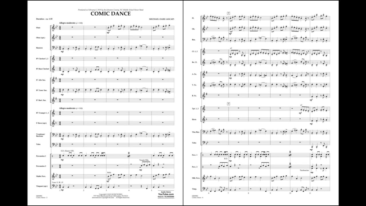 Comic Dance by Michael Oare