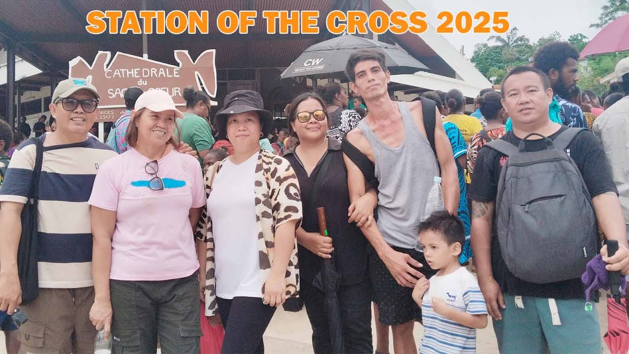 A Spiritual Journey Stations of the Cross with Filipino Workers in Vanuatu #goodfriday
