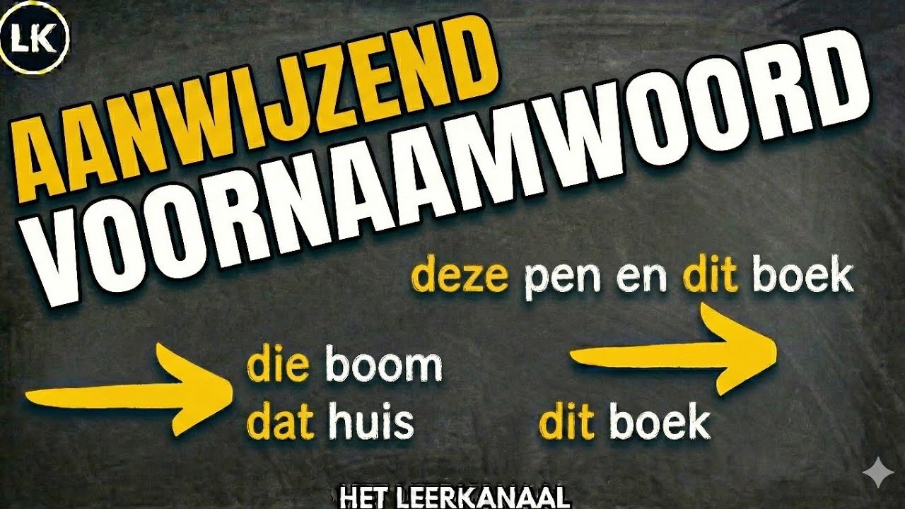 Wat is een Aanwijzend Voornaamwoord? (Simpele Uitleg)