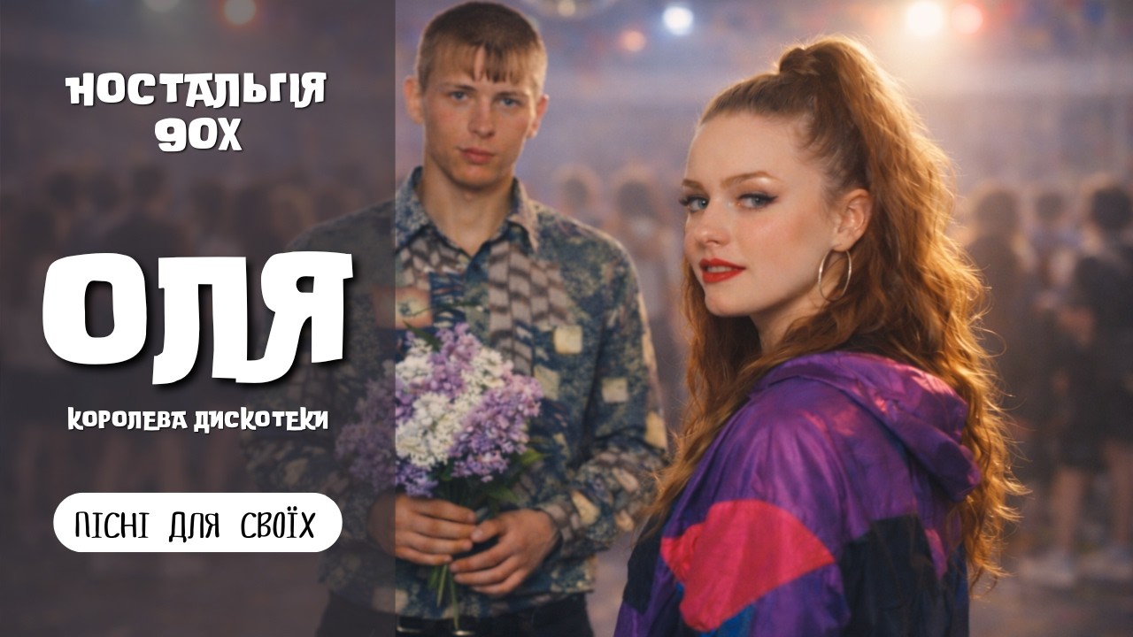 Оля - Королева дискотеки 90-х 💃 Ностальгічна українська пісня | Пісні Для Своїх