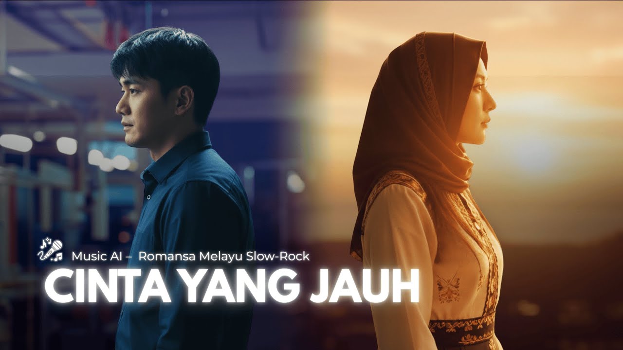 Cinta Yang Jauh | Lagu LDR Slow Rock Melayu Religi – Music AI Original