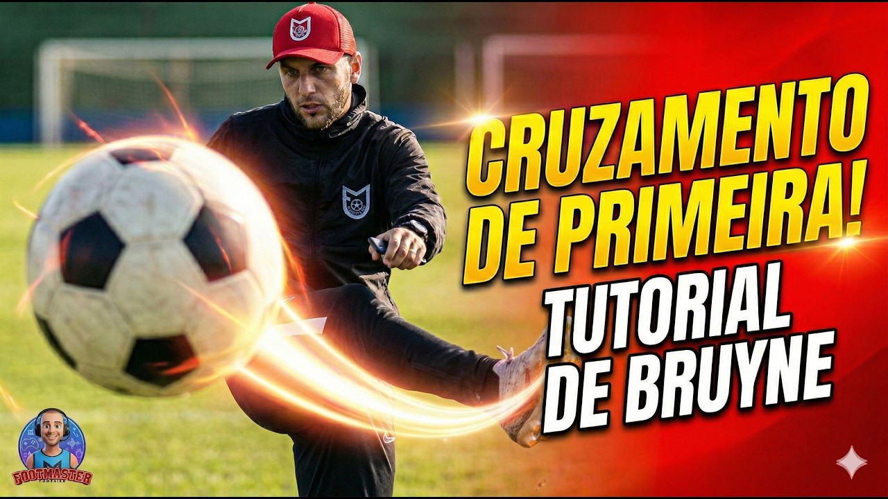 PASSO A PASSO PARA O CRUZAMENTO NAS COSTAS DA DEFESA! Faça igual ao DE BRUYNE!