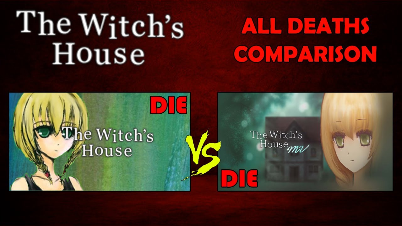 The Witch's House [Original vs MV] - All Deaths Comparison