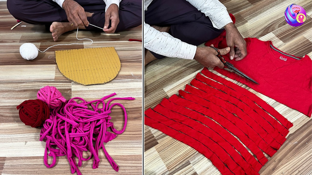 How to make Cap With old t-shirt recycle