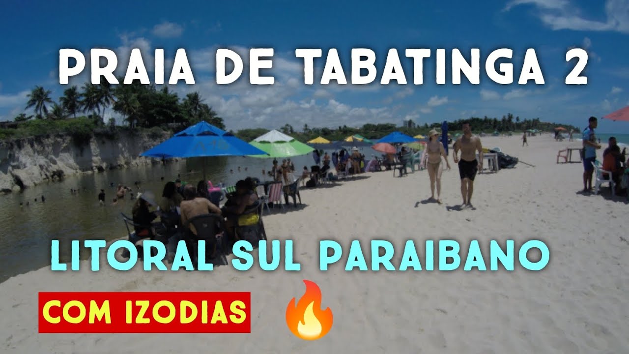 Domingão na praia de Tabatinga 2 litoral sul paraibano 