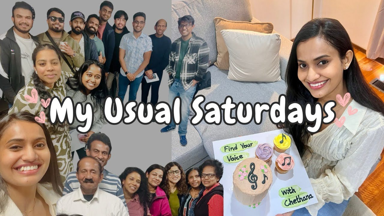 සෙනසුරාදා දවස් මම ගත කරන විදිහ 🥰🎙️✨| Find your voice with Chethana | සිංහල Vlog 