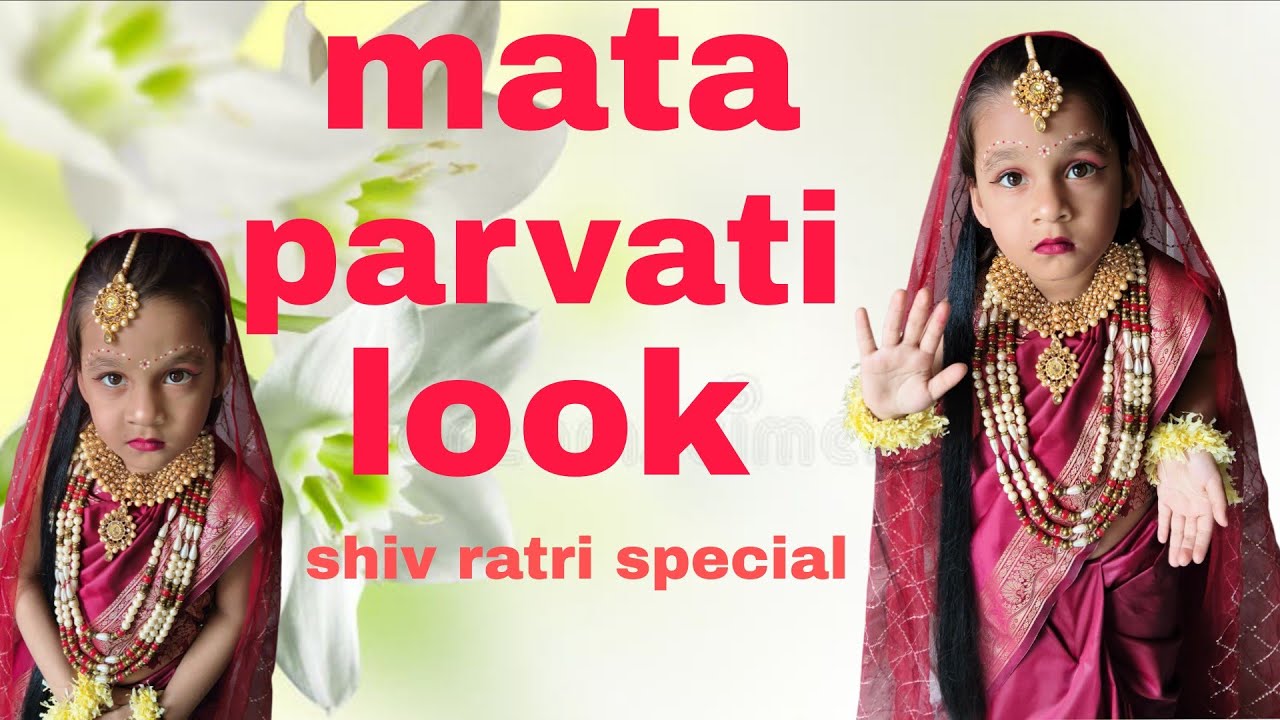 Mahashivratri special🌙!!maa parvati look vlog!!#pihu yug family vlog !!#Mahashivratri special