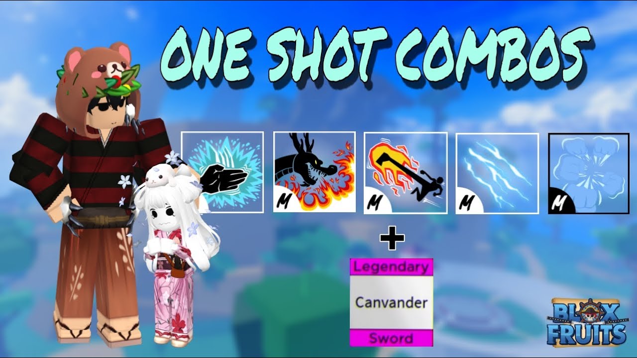One shot combos - Canvander + All melee - Bloxfruits
