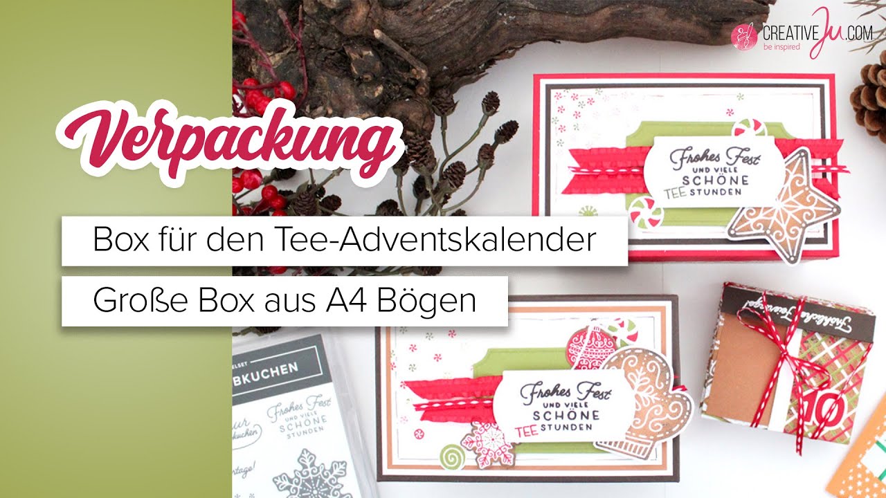 VERPACKUNG | Box für den Tee-Adventskalender | Stampin' Up!
