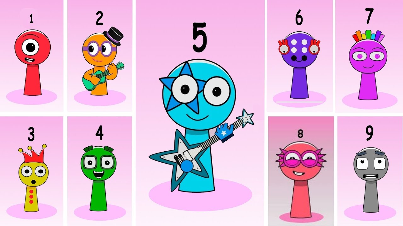 Numberblocks Sprunki Evolution Show (1 - 9):Sprunki OC Numberblocks One to Nine | Animation