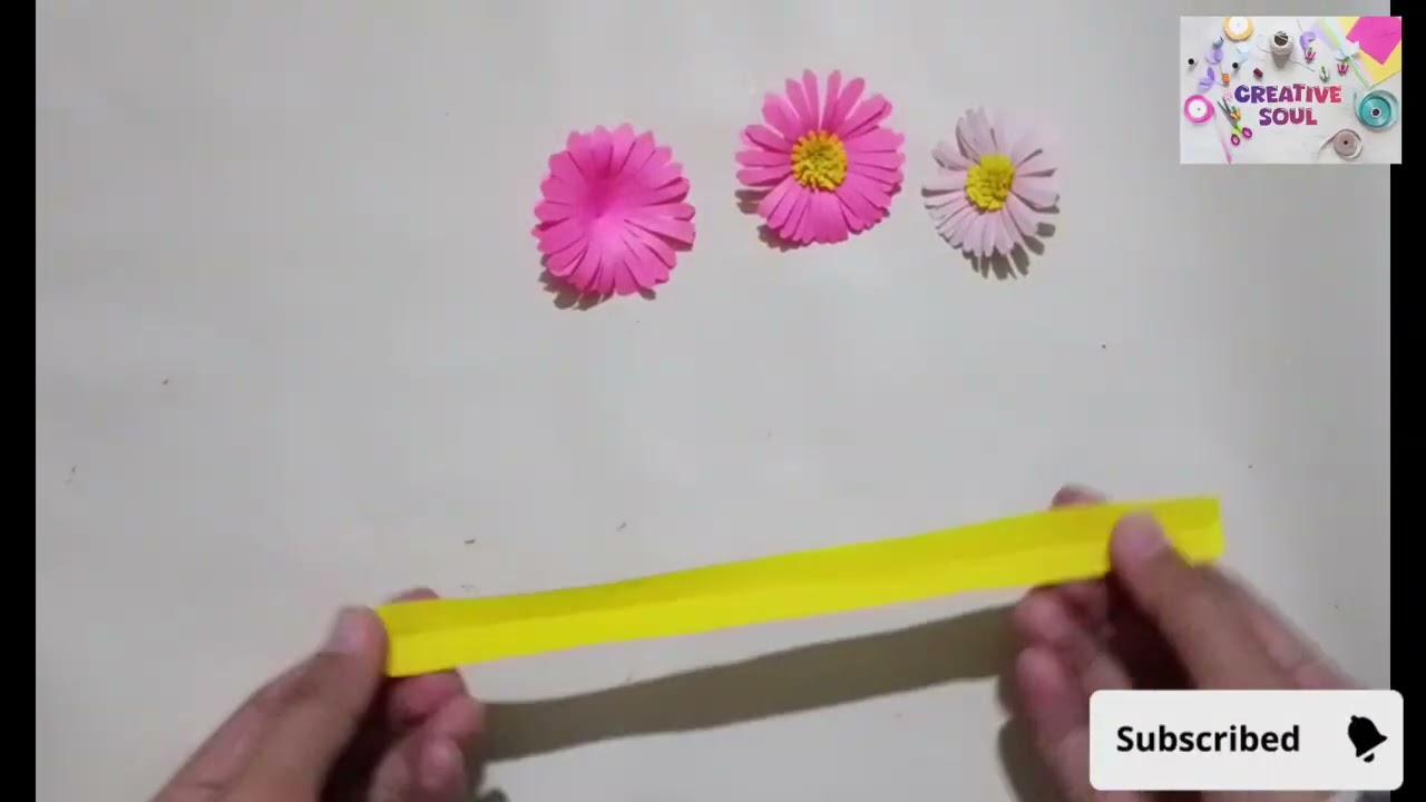 How to make paper flower | Gorgeous paper flower | Easy step by step tutorial for beginners 