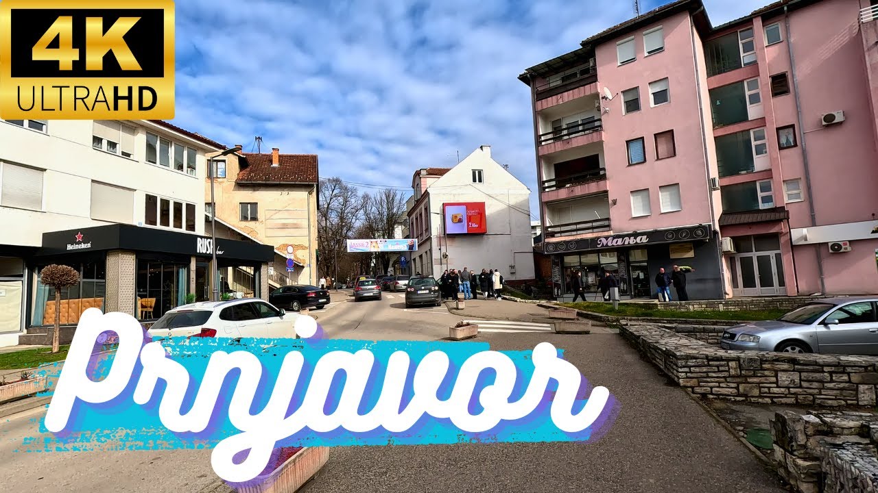 Prnjavor : Walking Tour (4K)